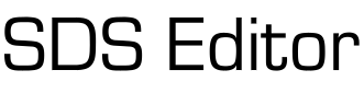 SDS Editor