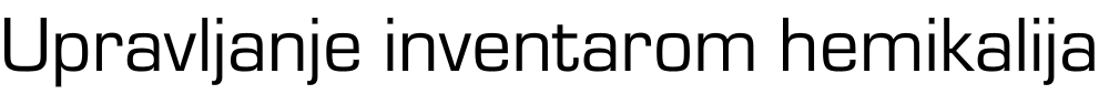 Upravljanje inventarom hemikalija